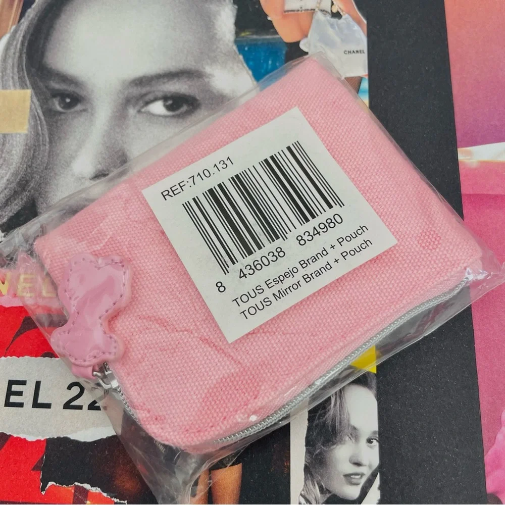 Tous Pink Mirror‎ and Zip Case